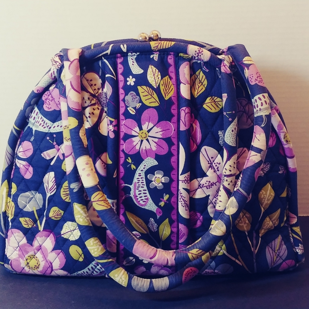 Vera Bradley Eloise - Kislock Handle Bag Floral